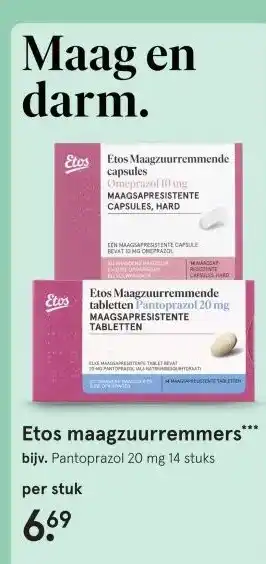 Etos Etos maagzuurremmers aanbieding