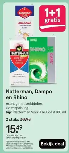 Etos Natterman, Dampo en Rhino aanbieding