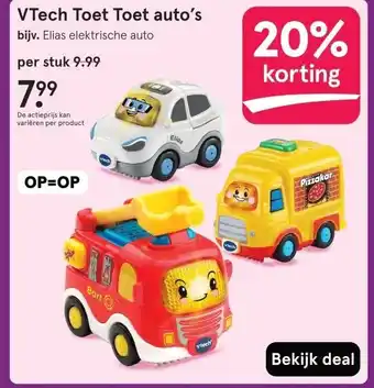 Etos VTech Toet Toet auto's aanbieding