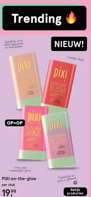 Etos PIXI on-the-glow aanbieding
