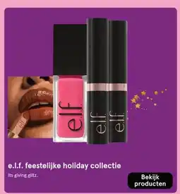Etos e.l.f. feestelijke holiday collectie aanbieding