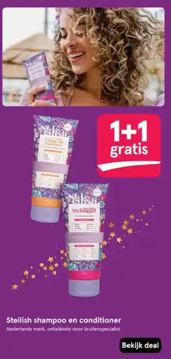 Etos Steilish shampoo en conditioner aanbieding