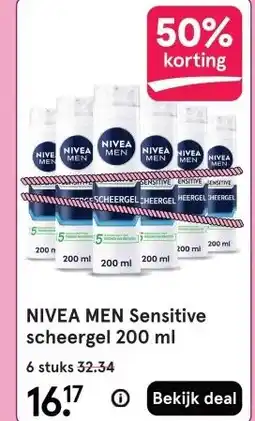 Etos NIVEA MEN Sensitive aanbieding