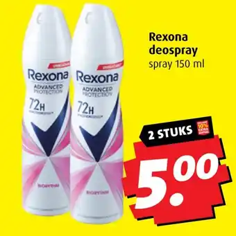 Boni Rexona deospray aanbieding