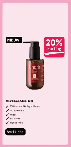 Etos Charli No1. Glijmiddel aanbieding