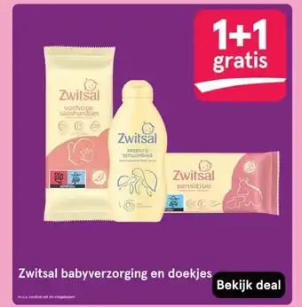 Etos Zwitsal babyverzorging en doekjes aanbieding