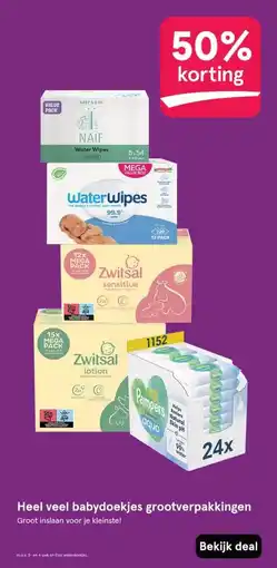 Etos Heel veel babydoekjes grootverpakkingen aanbieding