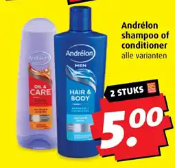 Boni Andrélon shampoo of conditioner aanbieding