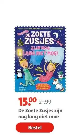 Bruna De Zoete Zusjes zijn nog lang niet moe aanbieding