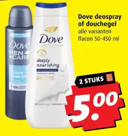 Boni Dove deospray of douchegel aanbieding