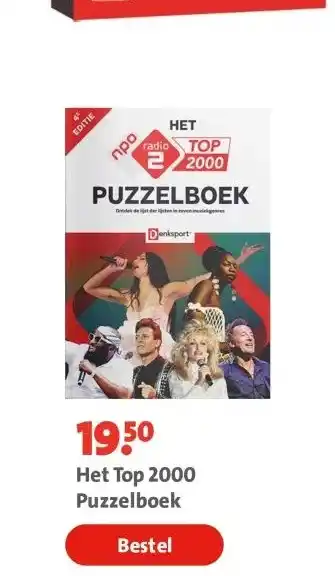 Bruna Het Top 2000 Puzzelboek aanbieding
