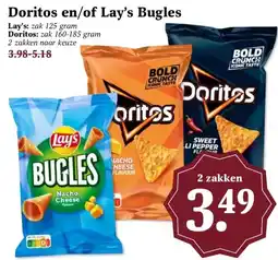 Boon`s Markt Doritos en/of Lay's Bugles aanbieding