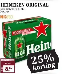 Boon`s Markt HEINEKEN ORIGINAL aanbieding