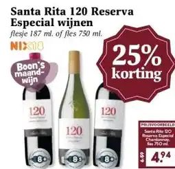 Boon`s Markt Santa Rita 120 Reserva Especial wijnen aanbieding