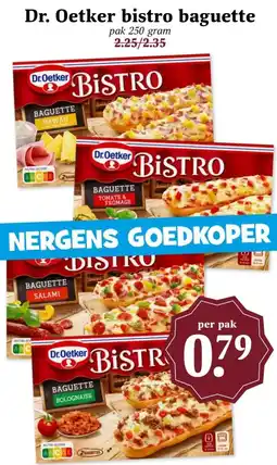 Boon`s Markt Dr. Oetker bistro baguette aanbieding
