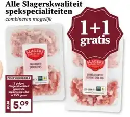 Boon`s Markt Alle Slagerskwaliteit spekspecialiteiten aanbieding
