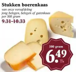 Boon`s Markt Stukken boerenkaas aanbieding