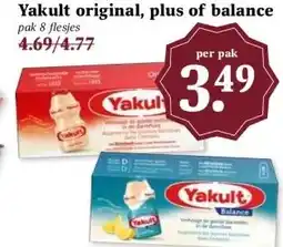Boon`s Markt Yakult original, plus of balance aanbieding