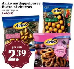 Boon`s Markt Aviko aardappelpuree, Bistro of churros aanbieding