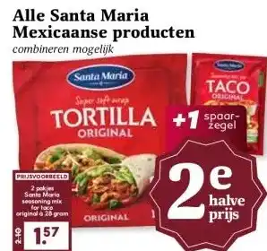 Boon`s Markt Alle Santa Maria Mexicaanse producten aanbieding