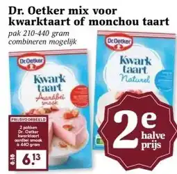 Boon`s Markt Dr. Oetker mix voor kwarktaart of monchou taart aanbieding