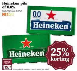 Boon`s Markt Heineken pils of 0.0% aanbieding
