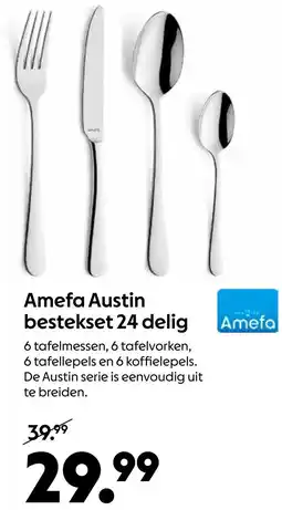 AllesZ Amefa Austin bestekset 24 delig aanbieding