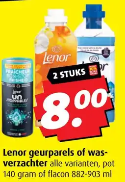 Boni Lenor geurparels of was verzachter aanbieding