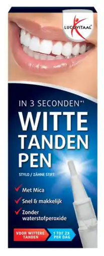 De Online Drogist Lucovitaal Witte Tanden Pen aanbieding