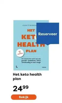The Read Shop Het keto health plan aanbieding