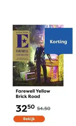 The Read Shop Farewell Yellow Brick Road aanbieding