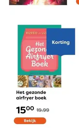 The Read Shop Het gezonde airfryer boek aanbieding