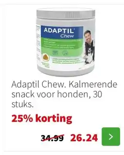 Intratuin Adaptil Chew. Kalmerende snack voor honden, 30 stuks. aanbieding