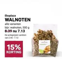 Ekoplaza Ekoplaza WALNOTEN aanbieding