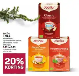 Ekoplaza Yogi Tea THEE aanbieding