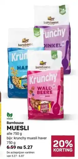 Ekoplaza MUESLI aanbieding