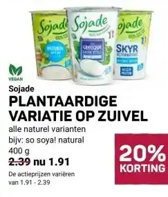 Ekoplaza PLANTAARDIGE VARIATIE OP ZUIVEL aanbieding