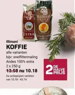 Ekoplaza Illimani KOFFIE aanbieding