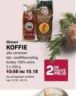 Ekoplaza Illimani KOFFIE aanbieding