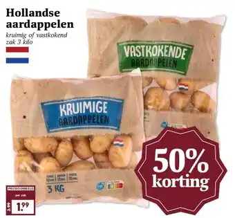 Boon`s Markt Hollandse aardappelen aanbieding