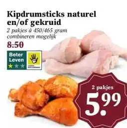 Boon`s Markt Kipdrumsticks naturel en/of gekruid aanbieding