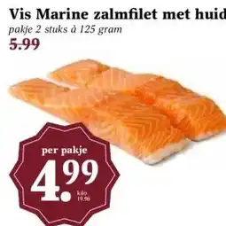 Boon`s Markt Vis Marine zalmfilet met huid aanbieding