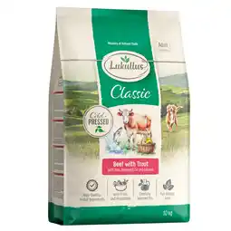 Zooplus Lukullus Koudgeperste Rund & Forel - Dubbelpak : 2 x 10 kg: nieuw Receptuur aanbieding