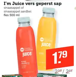 Coop I'm Juice vers geperst sap aanbieding