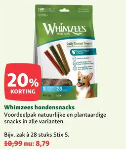 Maxi Zoo Whimzees hondensnacks aanbieding