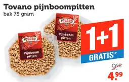 Coop Tovano pijnboompitten aanbieding