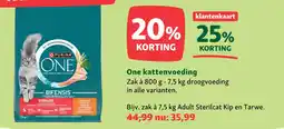 Maxi Zoo One kattenvoeding aanbieding