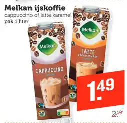 Coop Melkan ijskoffie aanbieding