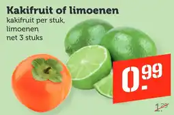 Coop Kakifruit of limoenen aanbieding