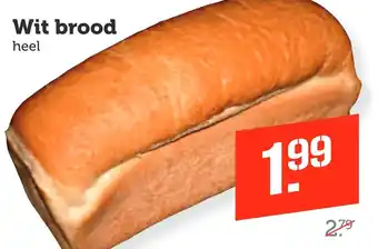 Coop Wit brood aanbieding